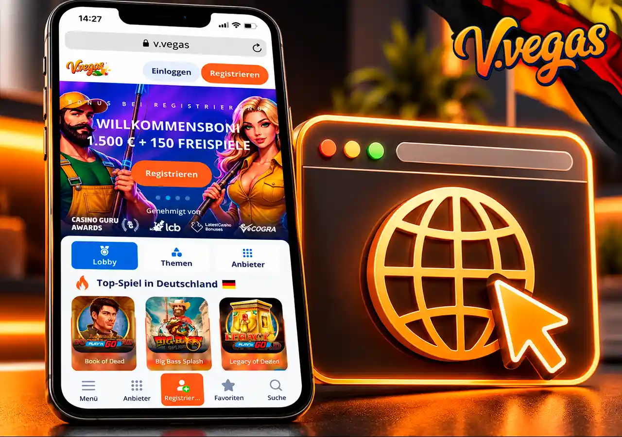 Mobile Casino-Version im Browser als Alternative ohne zusätzliche Installation.